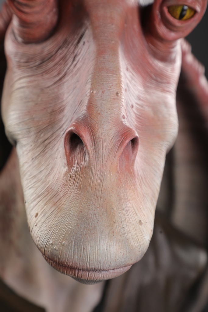 Jar Jar Binks 1:1 Lifesize Bust by Walt Wizard