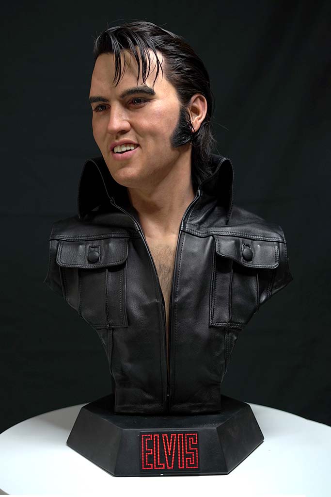 Elvis Presley. 1:1 Lifesize Bust by Walt Wizard